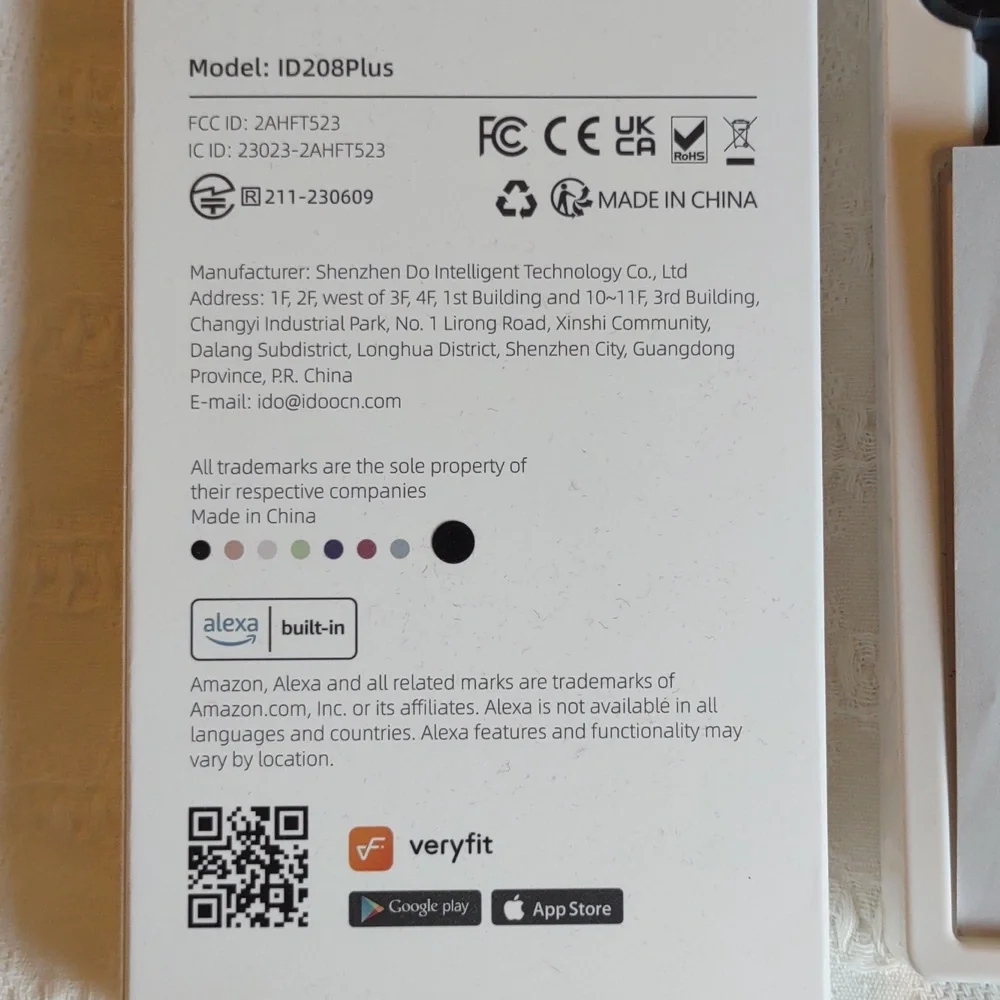 Smart Watch Model: ID208Plus